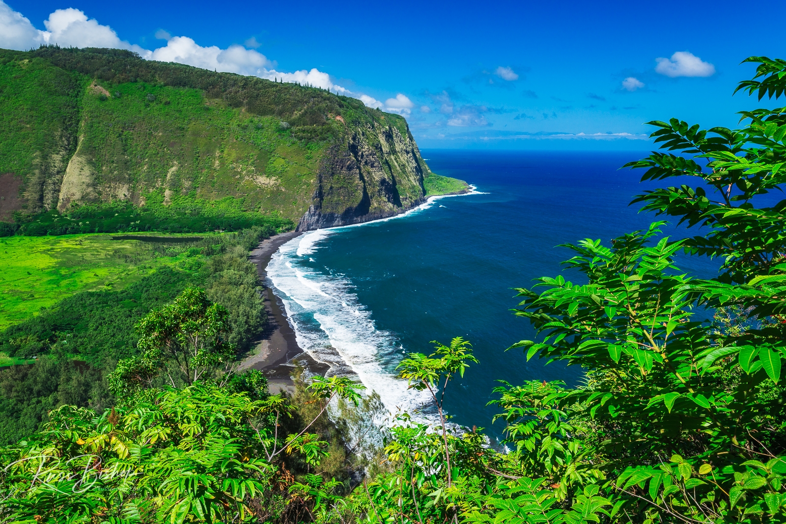 Hawaii's Valley of the Kings. Waipio Valley, Hamakua Coast, The Big Island, Hawaii