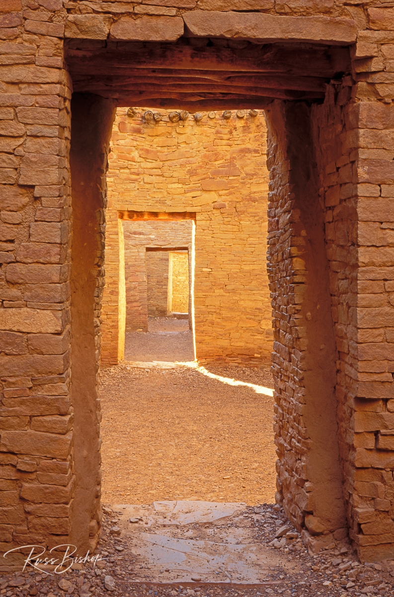 Interior doorways at Pueblo Bonito, Chaco Culture National Historic Park, New Mexico