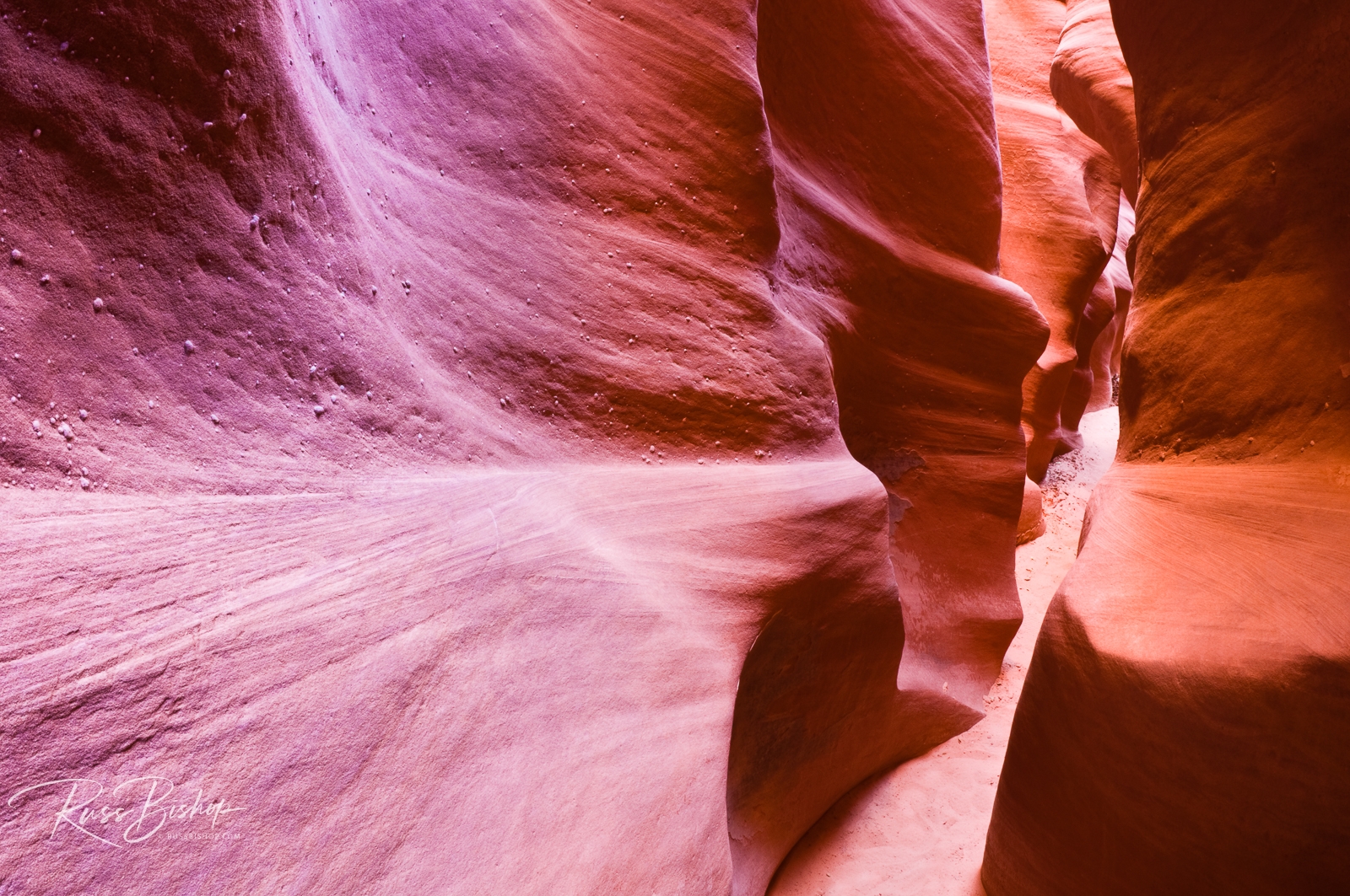 Slot canyon in Spooky Gulch, Grand Staircase-Escalante National Monument, Utah