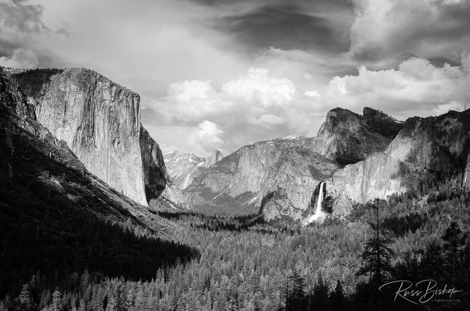 Happy Birthday Ansel Adams. Yosemite Valley from Tunnel View, Yosemite National Park, California