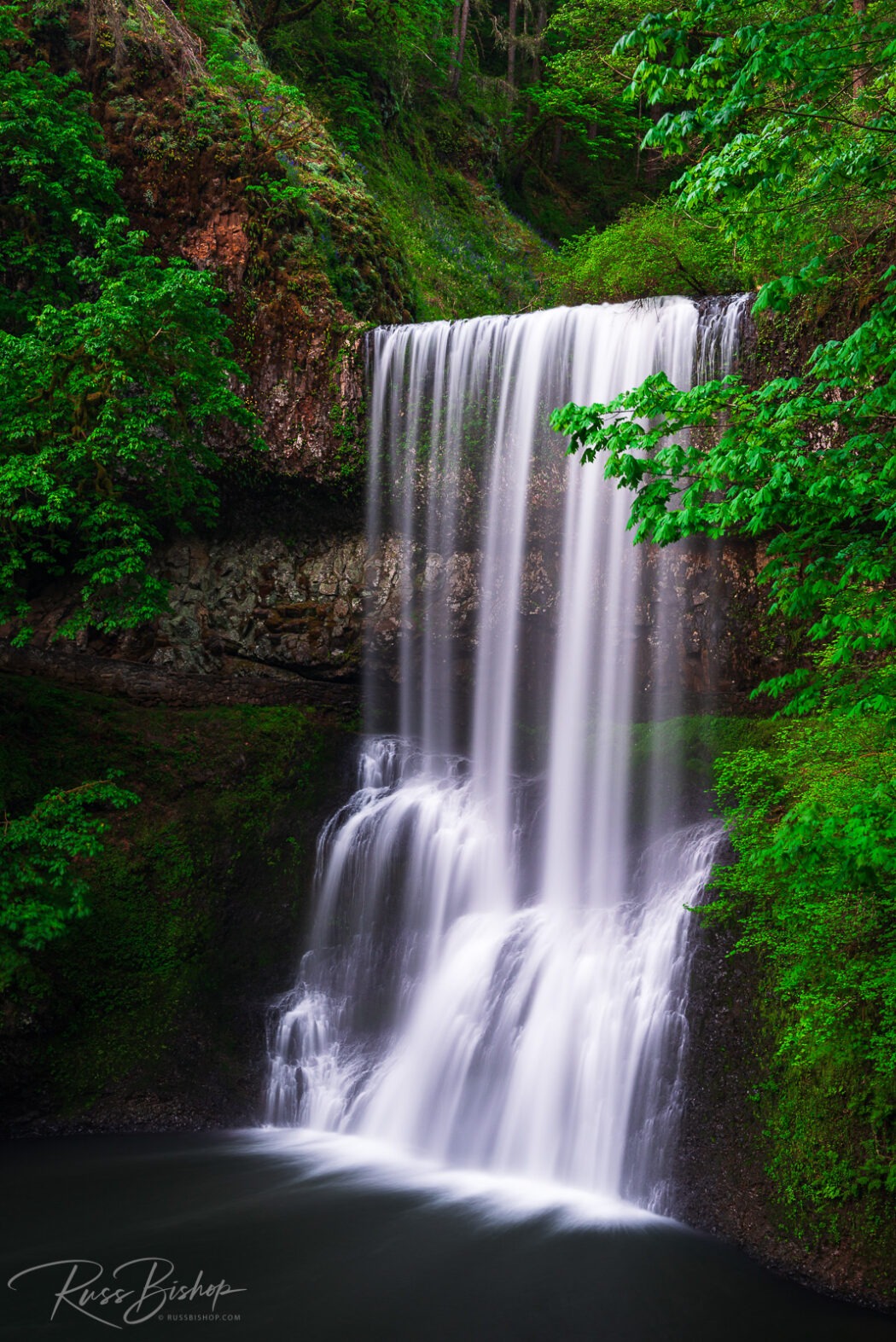 2024 - The Year in Pictures Lower South Falls, Silver Falls State Park, Oregon USA