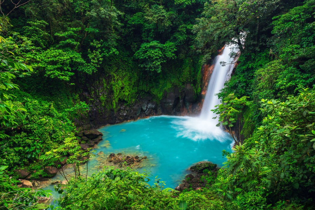 2024 - The Year in Pictures Rio Celeste Waterfall, Tenorio Volcano National Park, Guanacaste Province, Costa Rica