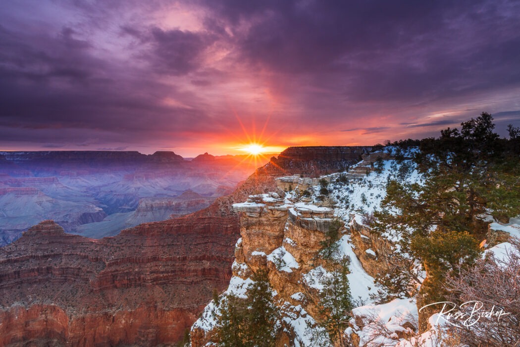 2025 - The Year in Pictures. Sunrise at Mather Point, Grand Canyon National Park, Arizona USA